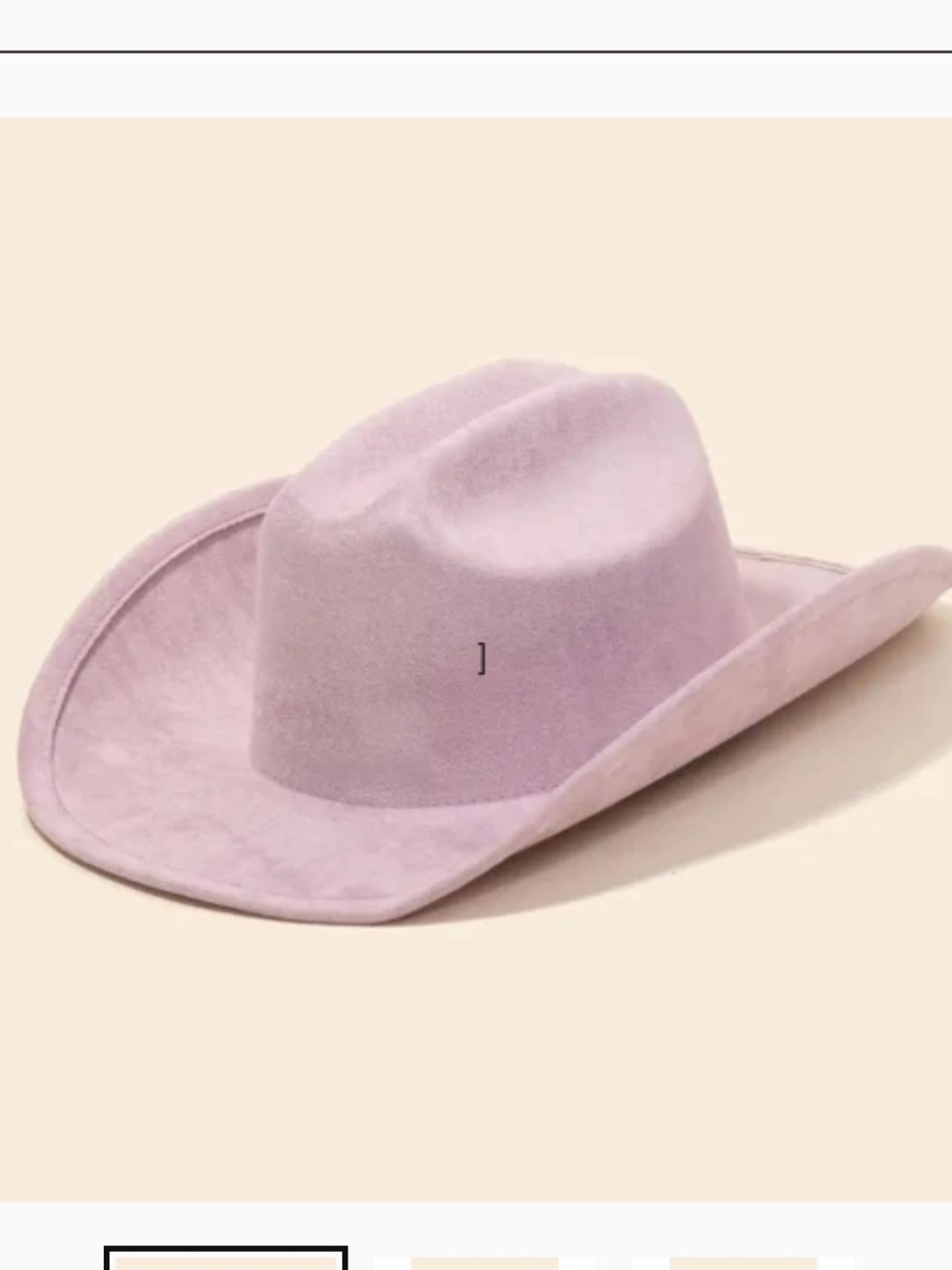 Lavender Women's Felt Cowboy Hat